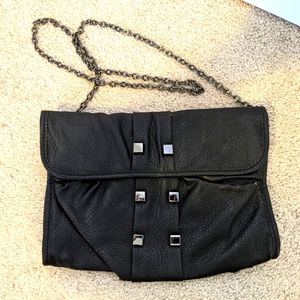 BCBGeneration purse with crossbody removable chain to make a clutch.. edgy style